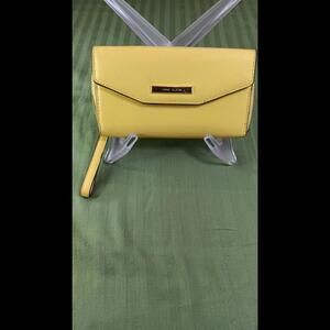 Yellow, canary colored wallet